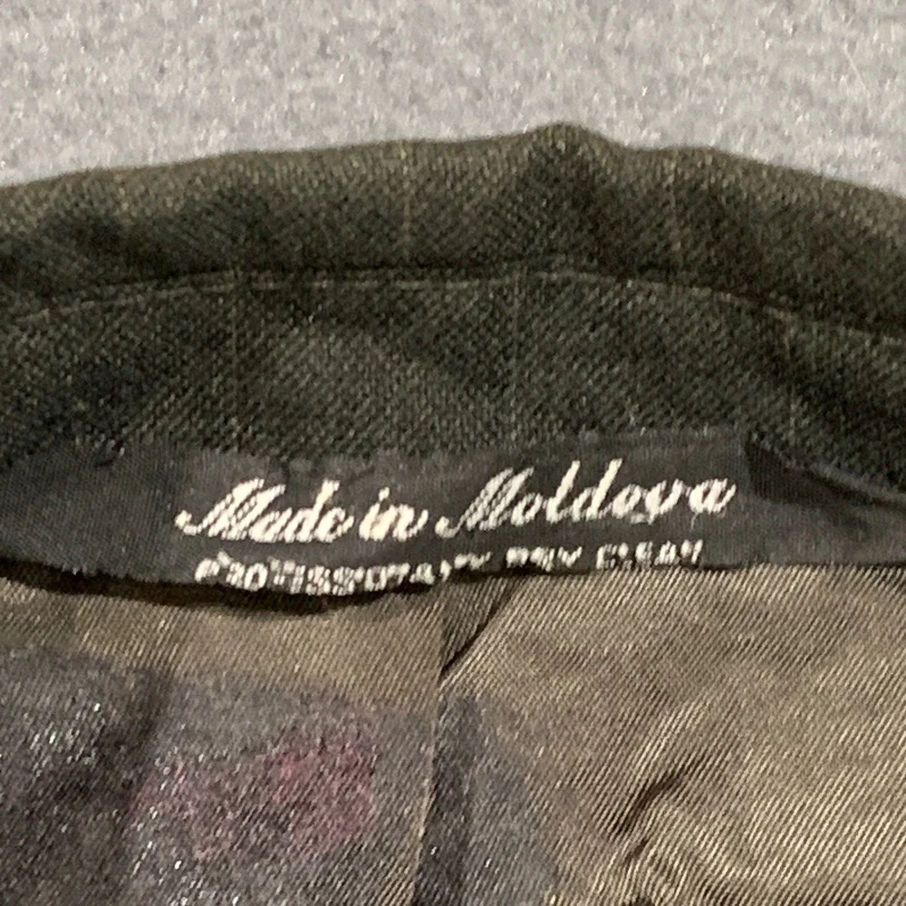 Kilburne and‎ Finch Mens 43R Gray Pinstripe Double Breasted Blazer Wool Blend